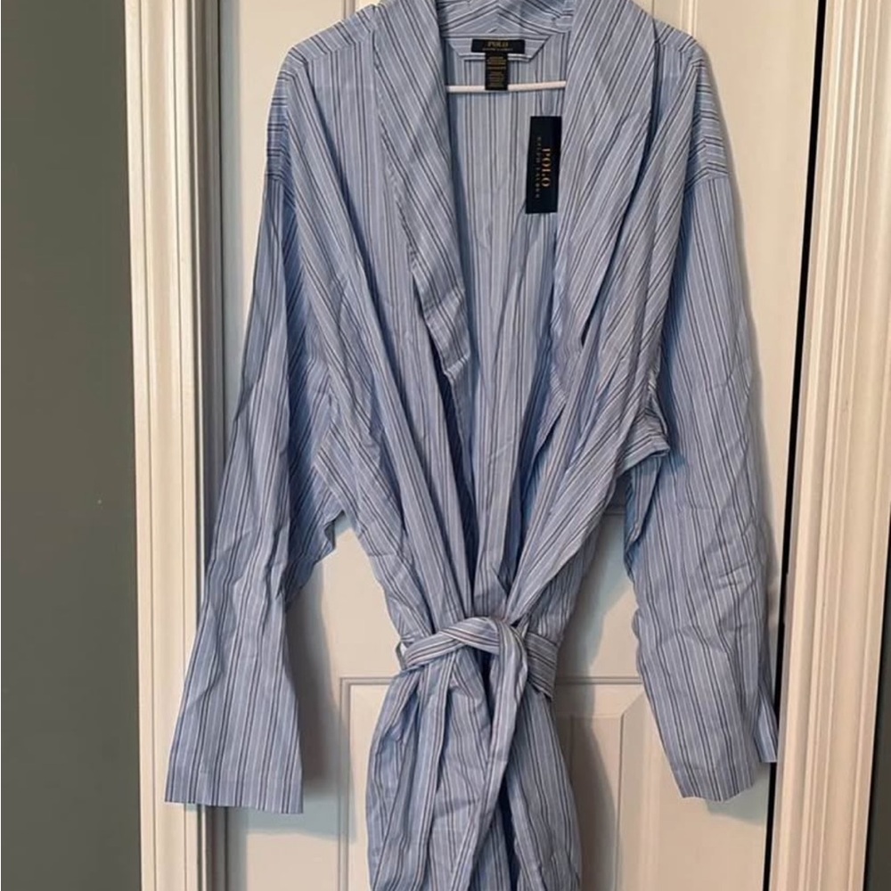 Blue Striped POLO RALPH LAUREN robe